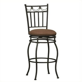 Roundhill Round Seat Bar//Counter Height Adjustable Metal Bar Stool